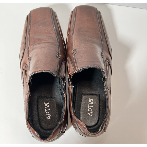 Apt.9 Men’s Slip On Loafer Dress Shoes Jackal Brown Size 8M - Picture 10 of 12